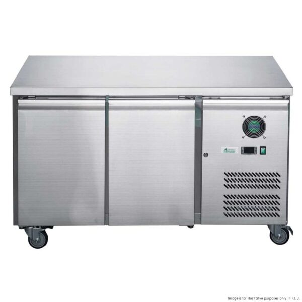 FED-X Two Door Under Bench Fridge, XUB7C13S2V