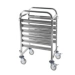 Gastronorm Pan Trolley to Fit 6 Pans