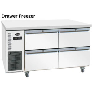 Austune Under Bench 4 Drawer Freezer, CUF150-2D-4