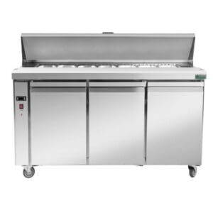 Thermaster SLB150 3 door Sandwich Bar Fridge 1500mm