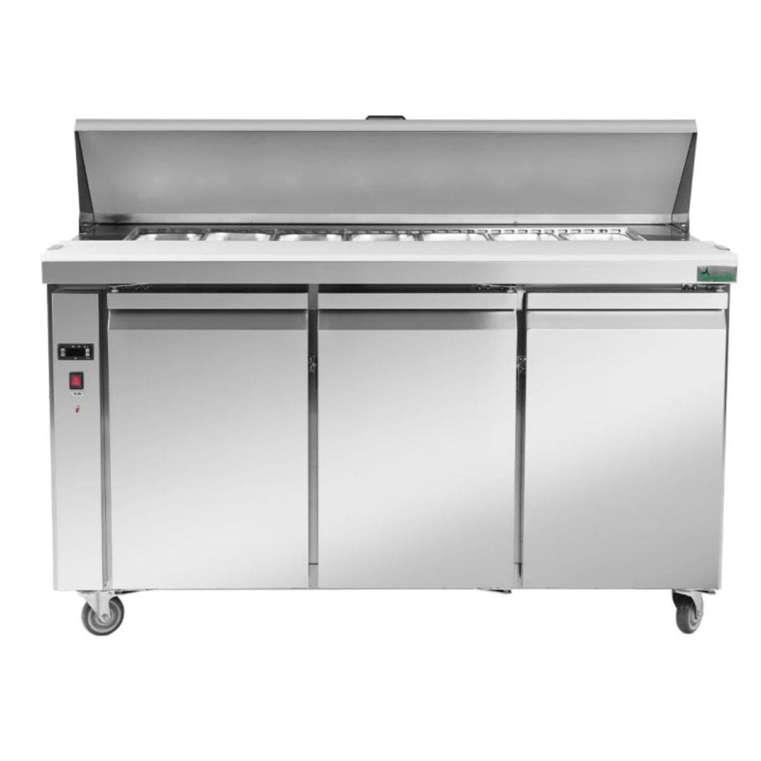 Thermaster SLB150 3 door Sandwich Bar Fridge 1500mm