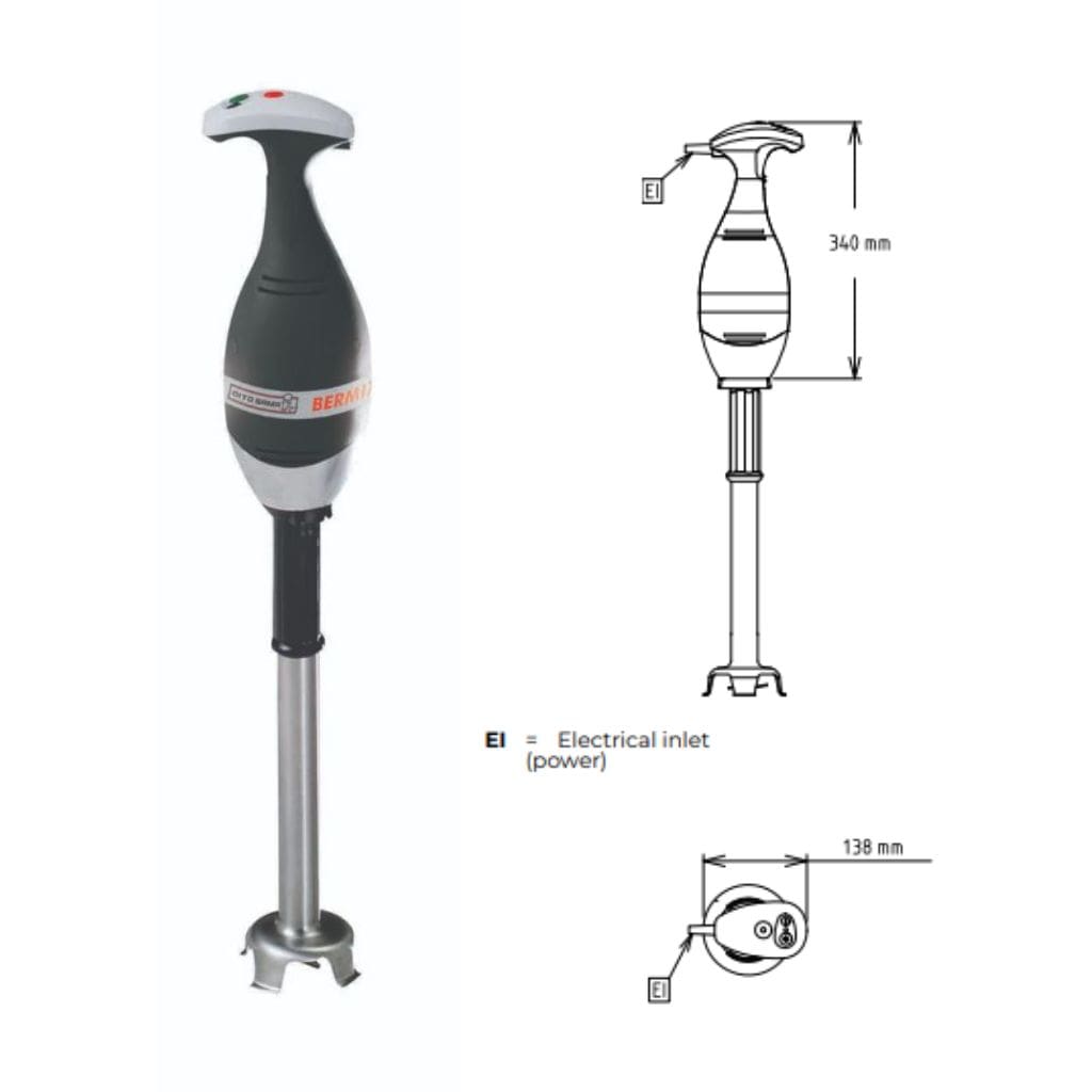 Dito Sama BM755 Smart Speed commercial Stick Blender 550mm Tube