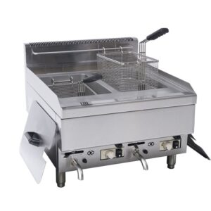 Gasmax Countertop 2 Burner Gas Fryer, JUS-TRC-2, JUS-TRC-2LPG, gas fryer to suit food truck