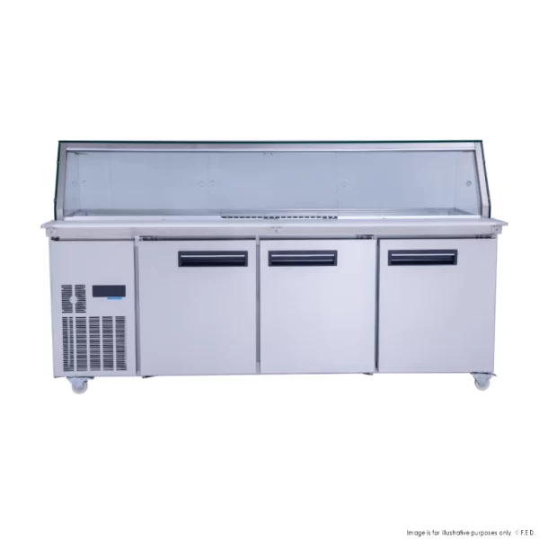 PG210FA-XG, Salad & Noodle Bar Fridge 6x1/1 GN Pans