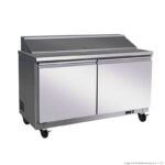 Thermaster 2 door Compact Pizza Prep Fridge, TSB1555