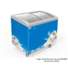 Austune Chest Freezer with Curved Top Sliding Door, AD-289, AD-359, AD-439, AD-519