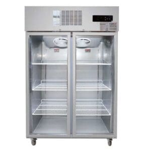 Thermaster SUFG1000 1000L Double Glass Door Freezer S/S