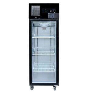 Thermaster SUFG500B 500L Black Glass Door Display Freezer