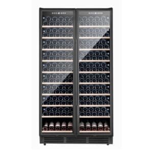 Thermaster WB-218B Dual Zone 2 Door Tall Wine Fridge 218 Bottles