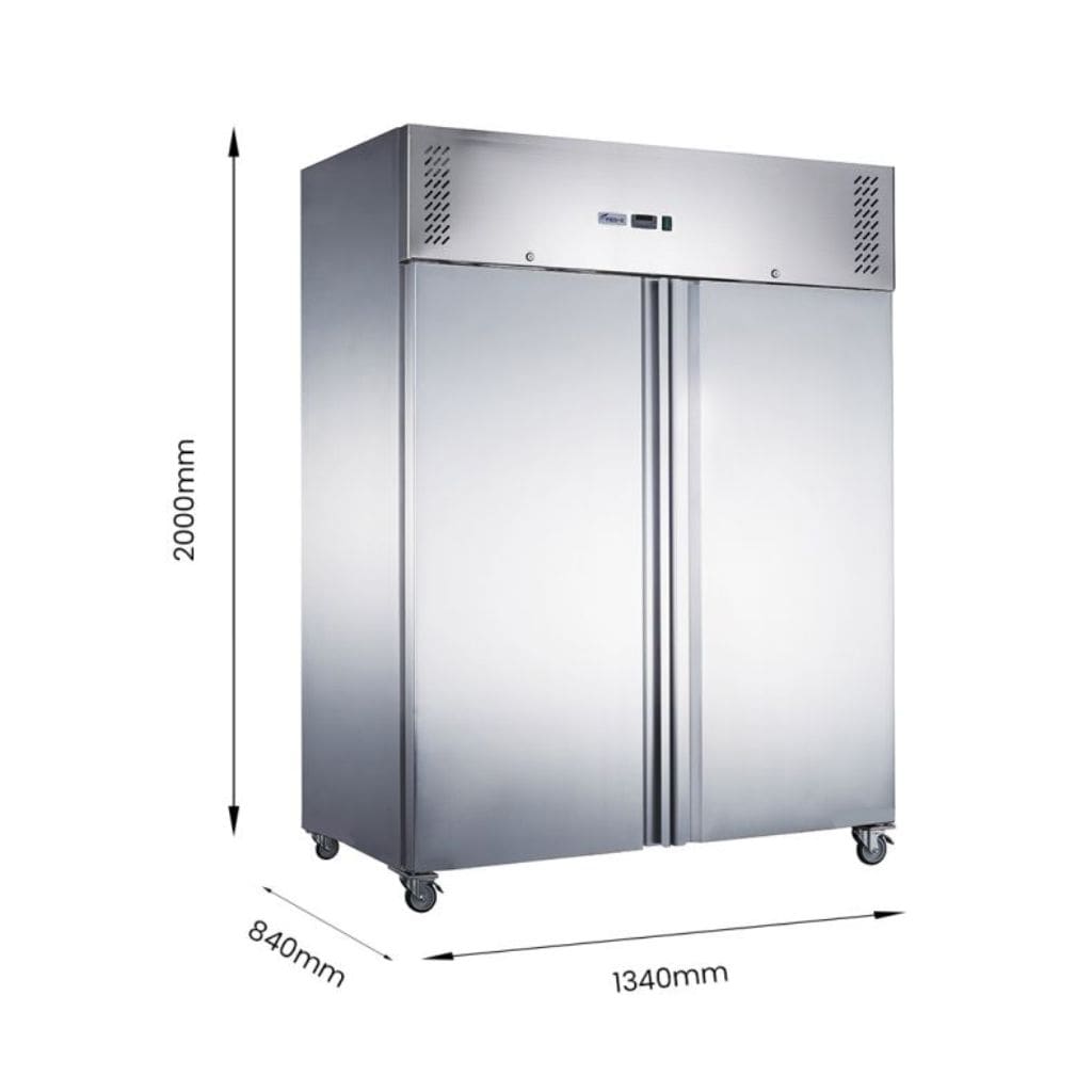 FED-X XURC1200SFV 1200L Double Door Upright Fridge