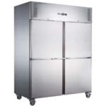 FED-X Stainless Steel Upright Freezer 4 Split Doors XURF1200S2V