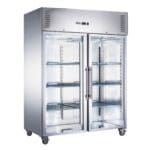 FED-X Double Glass Door Upright Freezer XURF1410G2V