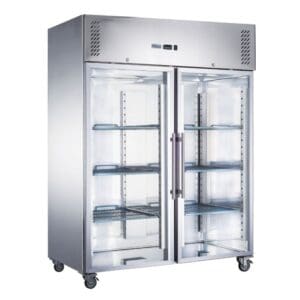 FED-X Double Glass Door Upright Freezer XURF1410G2V