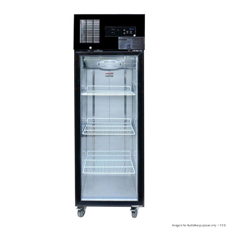 SUFG500B, Thermaster Single Glass Door Upright Freezer - Black