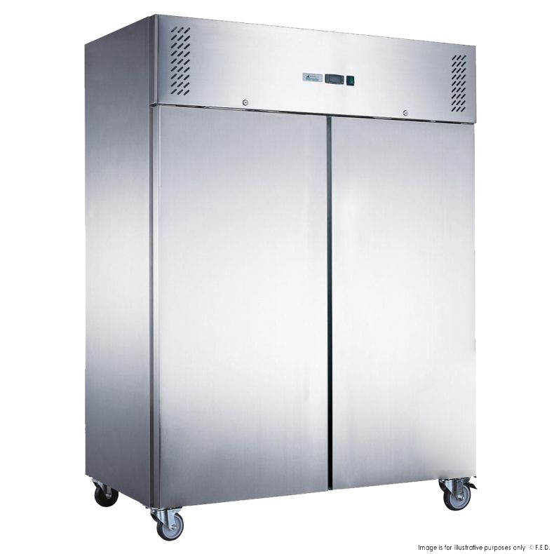 FED-X Double Door Upright Fridge 1200L, XURC1200SFV