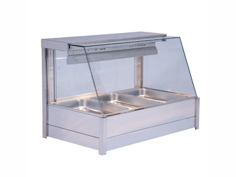 Bonvue Angled Countertop Wet and Dry Bain Marie, BM11TC