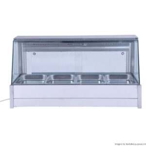 Bonvue Angled Countertop Bain Marie - 4 x 1/1GN, BM14TC