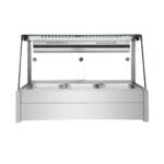 Bonvue BM11TC Angled Countertop Wet and Dry Bain Marie 3 x 1/1GN