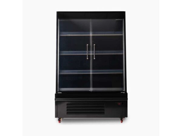 Bromic SVM1000SD-NR Semi Vertical Multideck Fridge 938mm Hinged