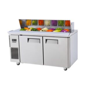 Skipio SHR15-2 Salad Side Prep Table with Hood Lid 556L