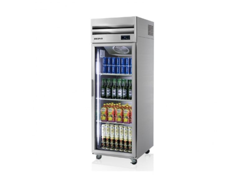 Skipio Glass Door Upright Chiller - Single door, 574L, SRT25-1G