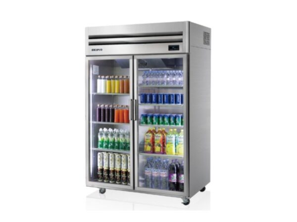 Skipio 2 Glass Door Upright Fridge 1215 litre, SRT45-2G