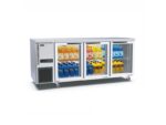 Thermaster Triple Glass Door Workbench Fridge, TL1800TNG-3D