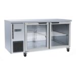 Thermaster 2 Door Under Bench Bar Fridge 1500mm wide, TL1500TNG