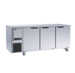 Thermaster Three Door Bench Fridge with 600mm depth, TS1800TN-3D