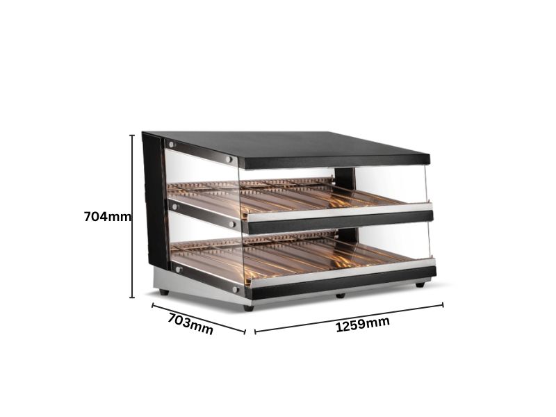 Bonvue HWB2-138 Backfill Heated Display Cabinet 1250mm