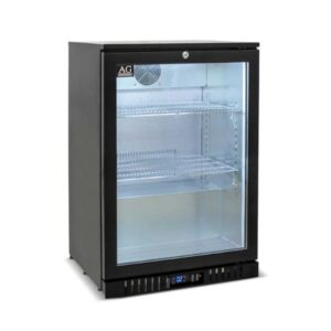 AG 1BBR-H Single Door Bar Fridge - Black