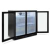 AG 2BBR-H Black Twin Door Bar Fridge / Black - Image 2