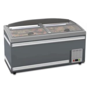 Austune AISF-185E-A Supermarket Island Freezer - End Case