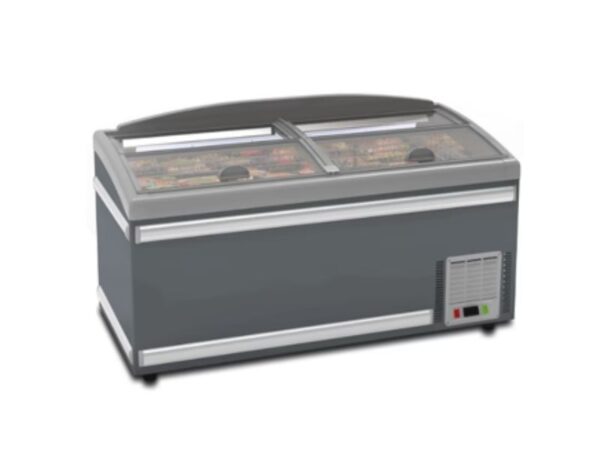 Austune AISF-185E-A Supermarket Island Freezer - End Case