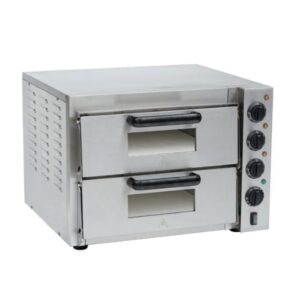 BakerMax Double Deck Table Top Electric Pizza Oven EP-2T