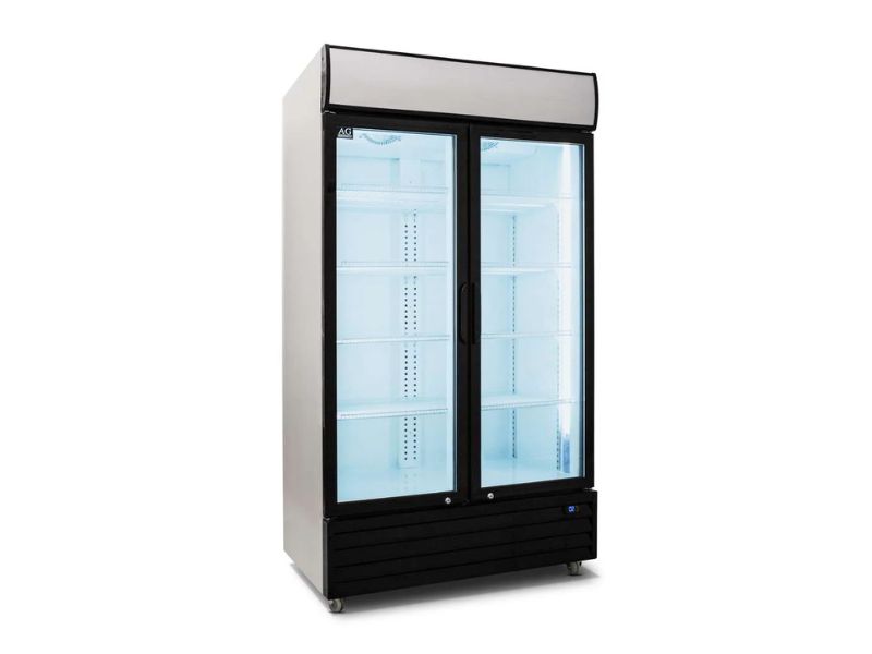 AG CU1000TNG Double Door Upright Display Fridge 1000L