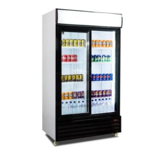 AG CU1000TNG-SD Double Sliding Door Upright Display Fridge 1000L