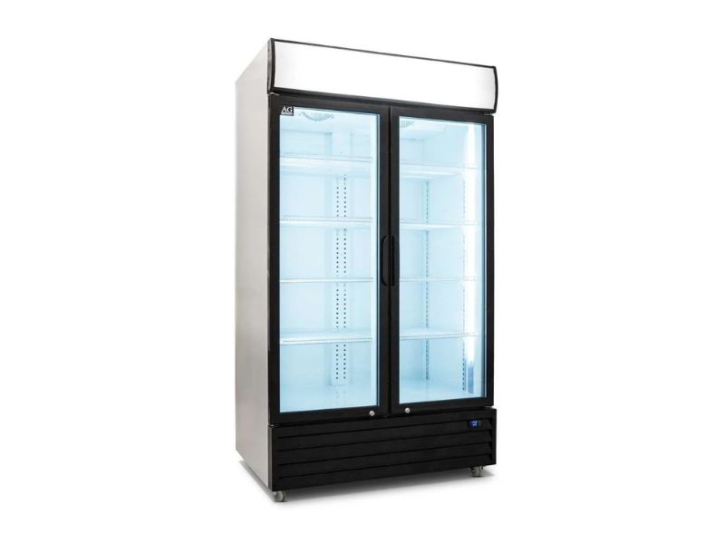 AG CU800TNG Double Door Upright Display Fridge