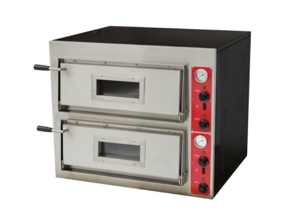 BakerMax Black Panther Pizza Double Deck Oven EP-1-SDE