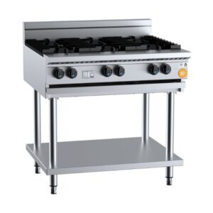 B+S KBT-SB6 Six Burner Boiling Top on stand K + Series