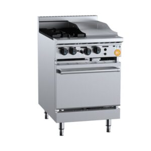 B+S Two Burner Oven With 300mm Grill Plate KOV-SB2-GRP3