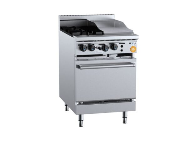 B+S Two Burner Oven With 300mm Grill Plate KOV-SB2-GRP3