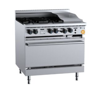 B+S Four Burner Oven With 300mm Grill Plate KOV-SB4-GRP3