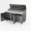 AG SH2000-800 2 Door Salad Prep Fridge – Fits 8 x 1/3 GN Trays - Image 2
