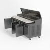 AG SH3000-800 3 Door Salad Prep Fridge - 10 x 1/3 GN Trays - Image 3