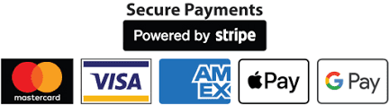 secure payment powered by Stripe