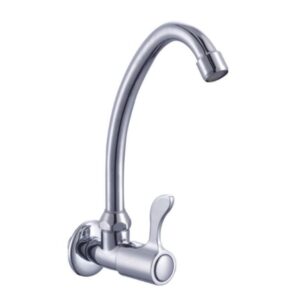 Sunmixer Wall Mounted Gooseneck Faucet with Front Handle T20139L