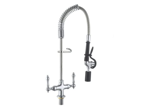 Sunmixer Mini Pre Rinse Unit with 180mm Riser and 560mm Hose T98001MN-1C