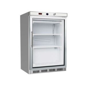 Thermaster HF200G S/S 140L Glass Door Bar Freezer