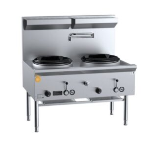 B+S K series Two Hole Waterless Wok Table UFWWK-2